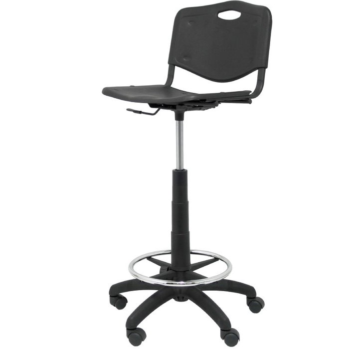 PIQUERAS Y CRESPO Taburete Robledo PVC Negro PIQUERAS Y CRESPO Taburete Robledo PVC Negro